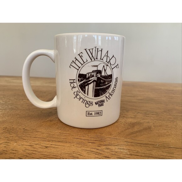 The Wharf Hot‎ Springs National Park Arkansas Coffee Mug Cup Tea ~ New! Vintage - Picture 3 of 7